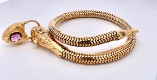 Engraved Snake Bracelet