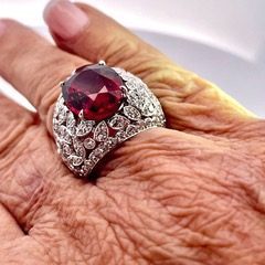 Large Tpurmaline Ring
